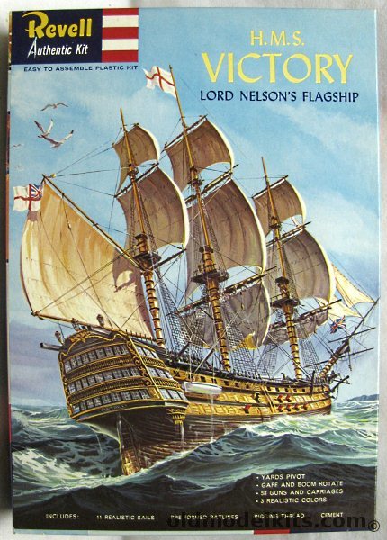Revell 1/146 HMS Victory Lord Nelson With S Cement - 'S' Issue, H363-298 plastic model kit